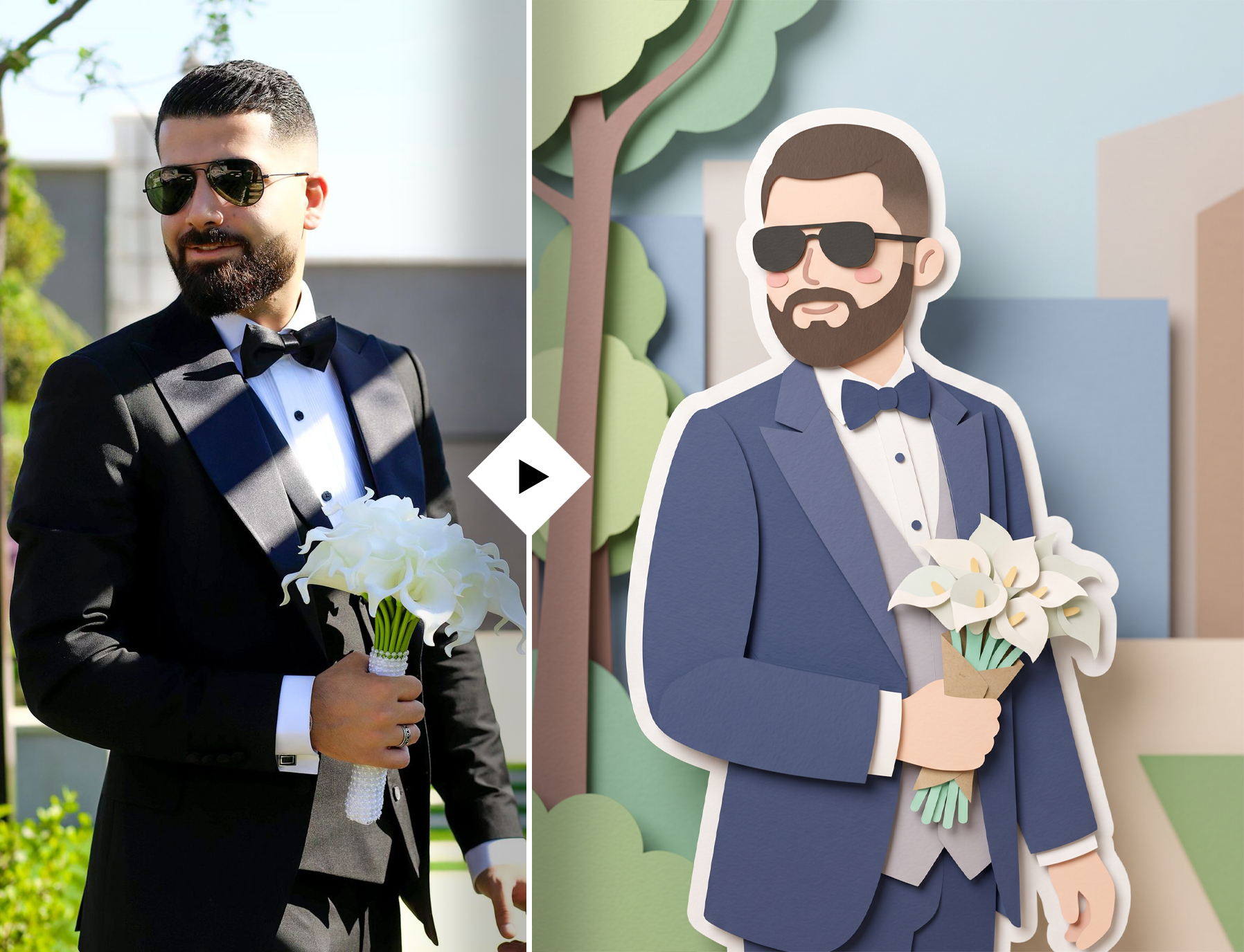 فن القصاصات الورقية — 1